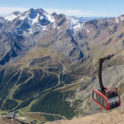 Le funivie in Val Senales