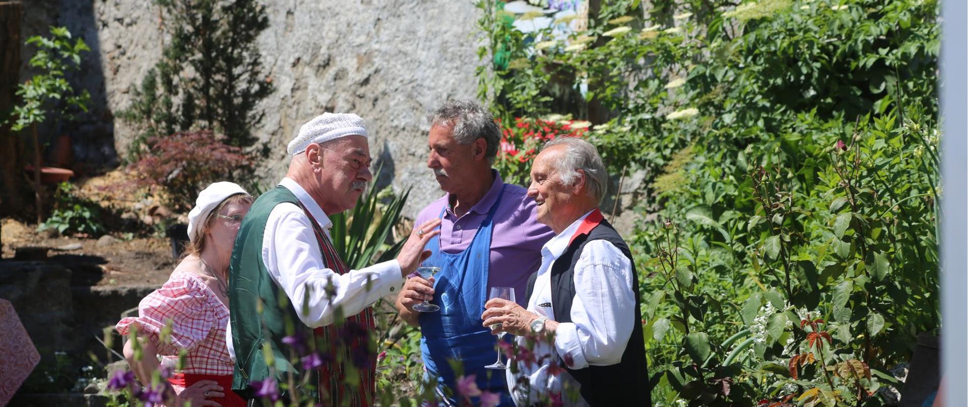 Comedy im Garten