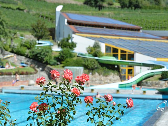 Outdoor pool at the Acquavventura Naturno