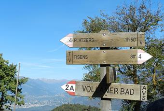 Wandern in Tisens - Prissian zwischen Meran und Bozen