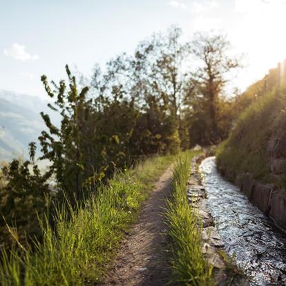 Waalwege im Vinschgau bei Naturns