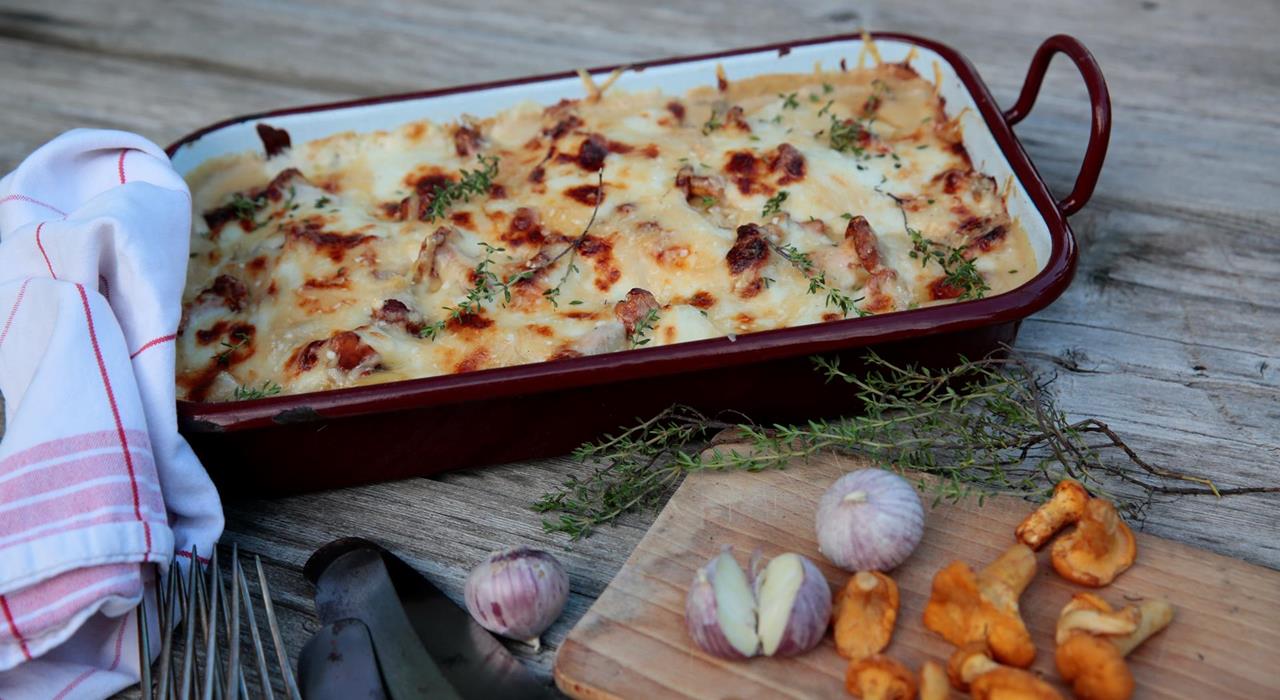 Lasagna ai finferli