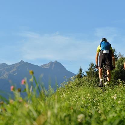 Mountainbike fahren in Naturns