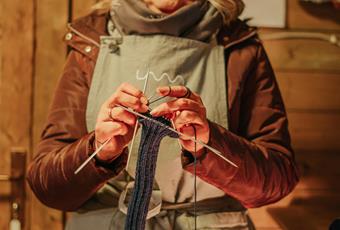 Aussteller am Weihnachtsmarkt Lana