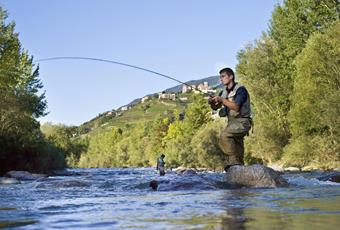 La pesca nelle acque attorno a Marlengo