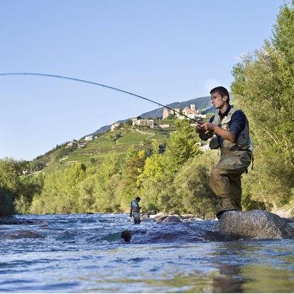 La pesca nelle acque attorno a Marlengo
