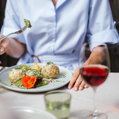 Canederli - uno dei piatti tipici dell'Alto Adige