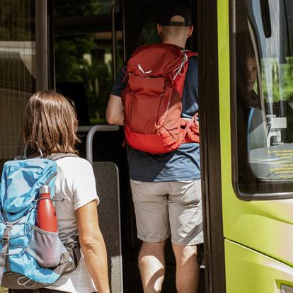 Anreise mit dem Bus nach Hafling-Vöran-Meran 2000