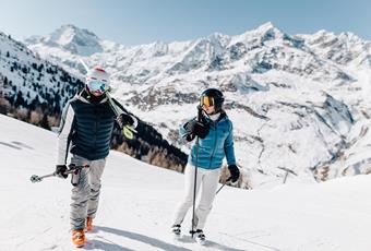Wintersport in het Passeiertal