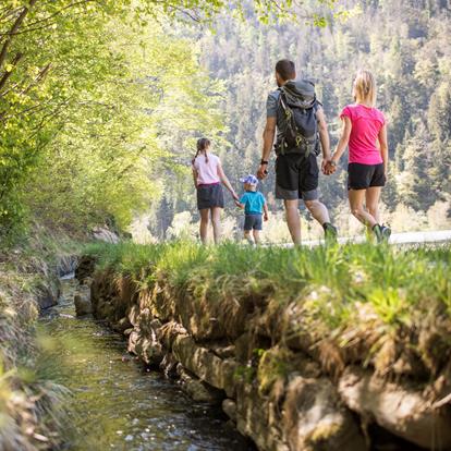 Waalwege Trails in the Passeiertal Valley