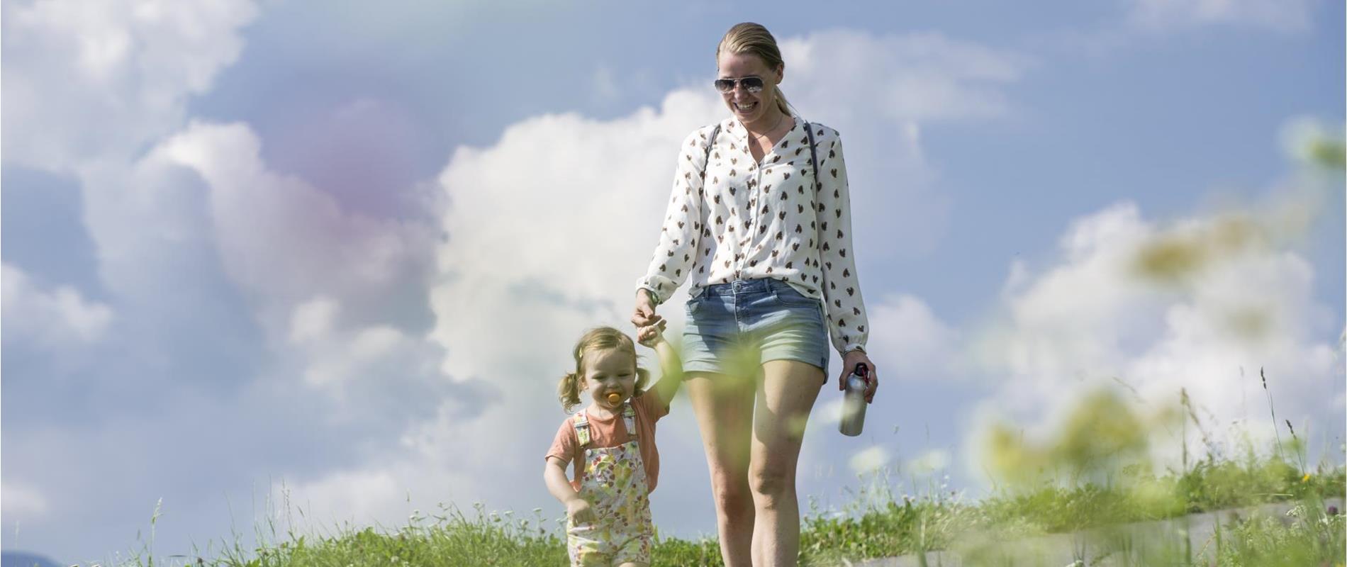 Wandern mit Kindern in Tisens