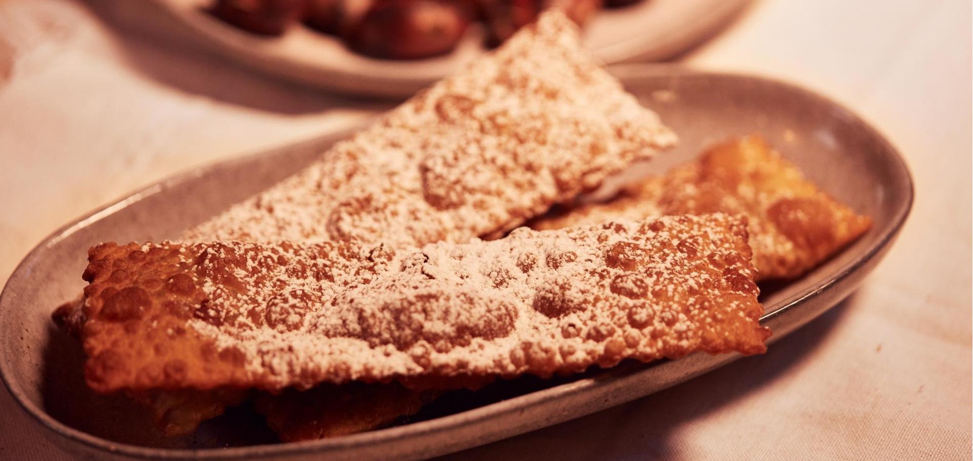 Südtiroler Bauern Krapfen mit Kastanienfüllung