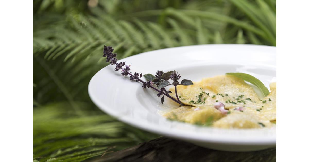 Recipes "Schlutzkrapfen" – pasta filled with spinach and ricotta