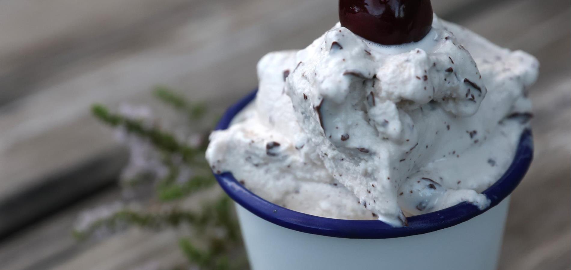 Gelato alla stracciatella fatto in casa