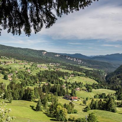 La cresta della Mendola in Alta Val di Non