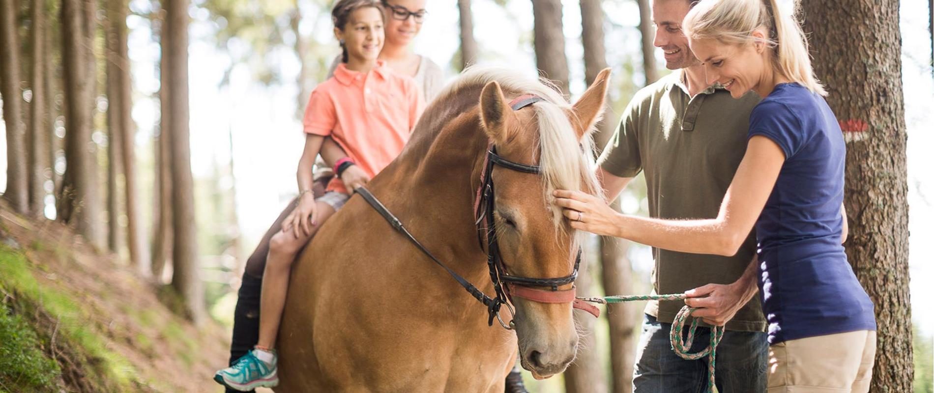 Andare a cavallo a Scena