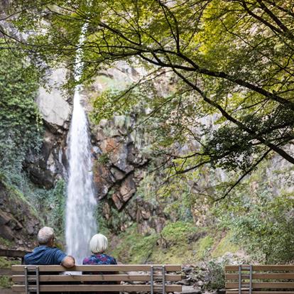 Watervallen in Lana en omgeving bij Merano