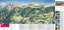 Mappa escursionistica Merano 2000