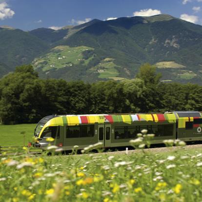 Anreise mit der Bahn nach Deutschnonsberg