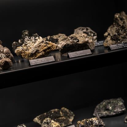 Mineralienausstellung in der Gampen Gallery