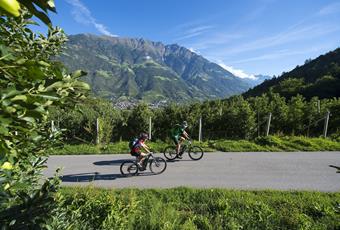 Mit dem E-Bike durch Naturns