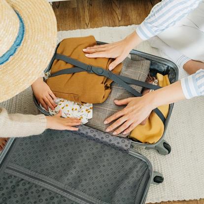 Reisen mit leichtem Gepäck