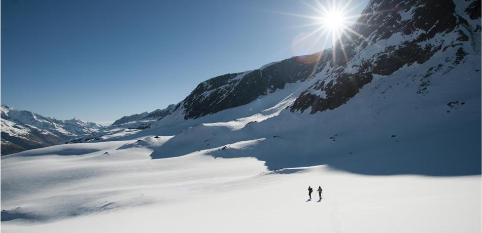 Zimowe wedrówki w Maso Corto/Val Senales