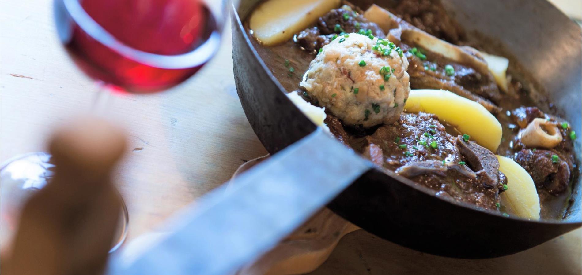 Arrosto d'Agnello con canederli