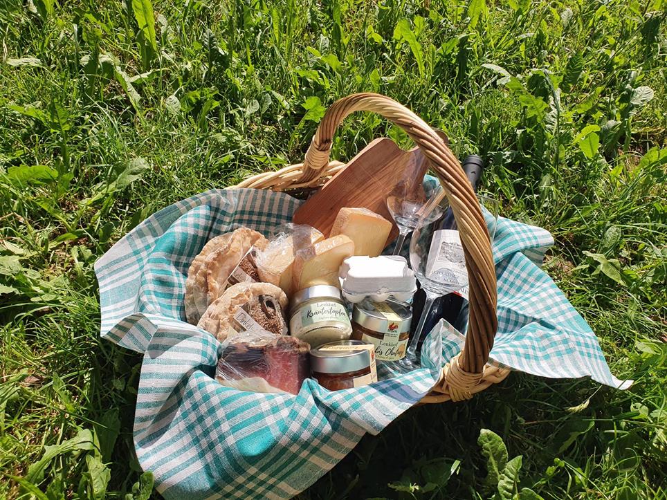 Picknickkorb vom Lenkhof in Hafling