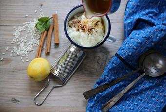 Rice Pudding with sugar & cinnamon