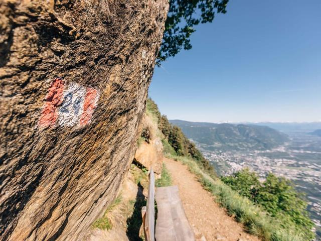 Meraner Höhenweg bij Dorf Tirol