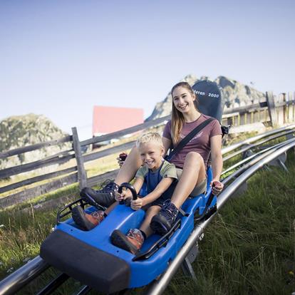 Tobogganing during summer with the Alpin Bob at Meran 2000