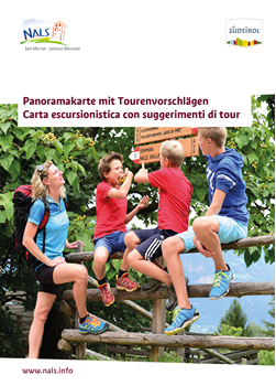 Panoramakarte mit Tourenvorschlägen