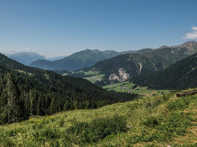 Die Gebirgsgruppe Le Maddalene am Deutschonsberg