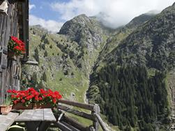 Lodnerhütte - hut in the Zieltal valley