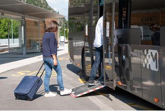 Anreise mit dem Bus nach Marling