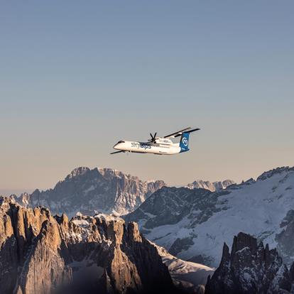 Reach Merano and Environs in South Tyrol by airplane