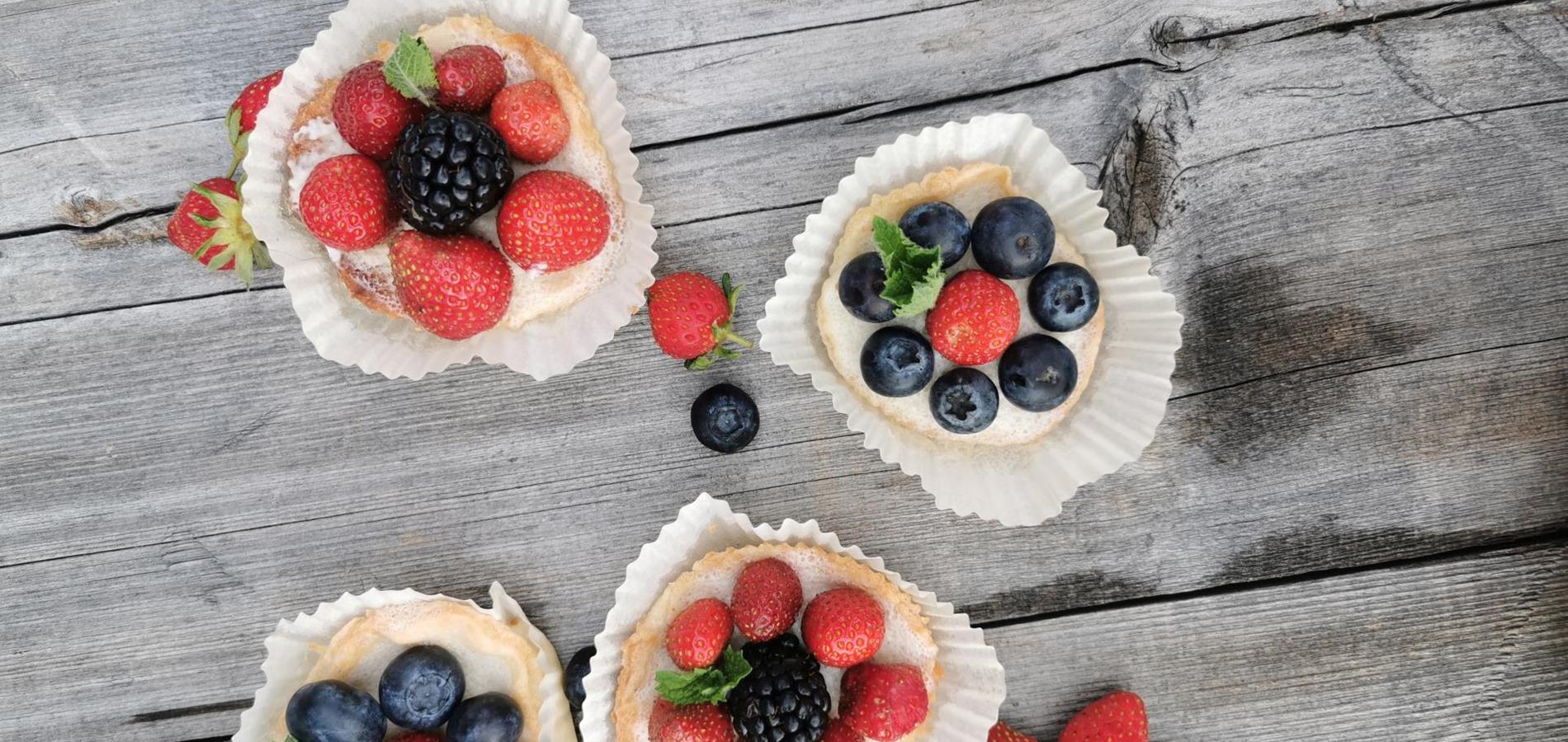 Rezepte Beeren-Tirtlen (Obsttörtchen)