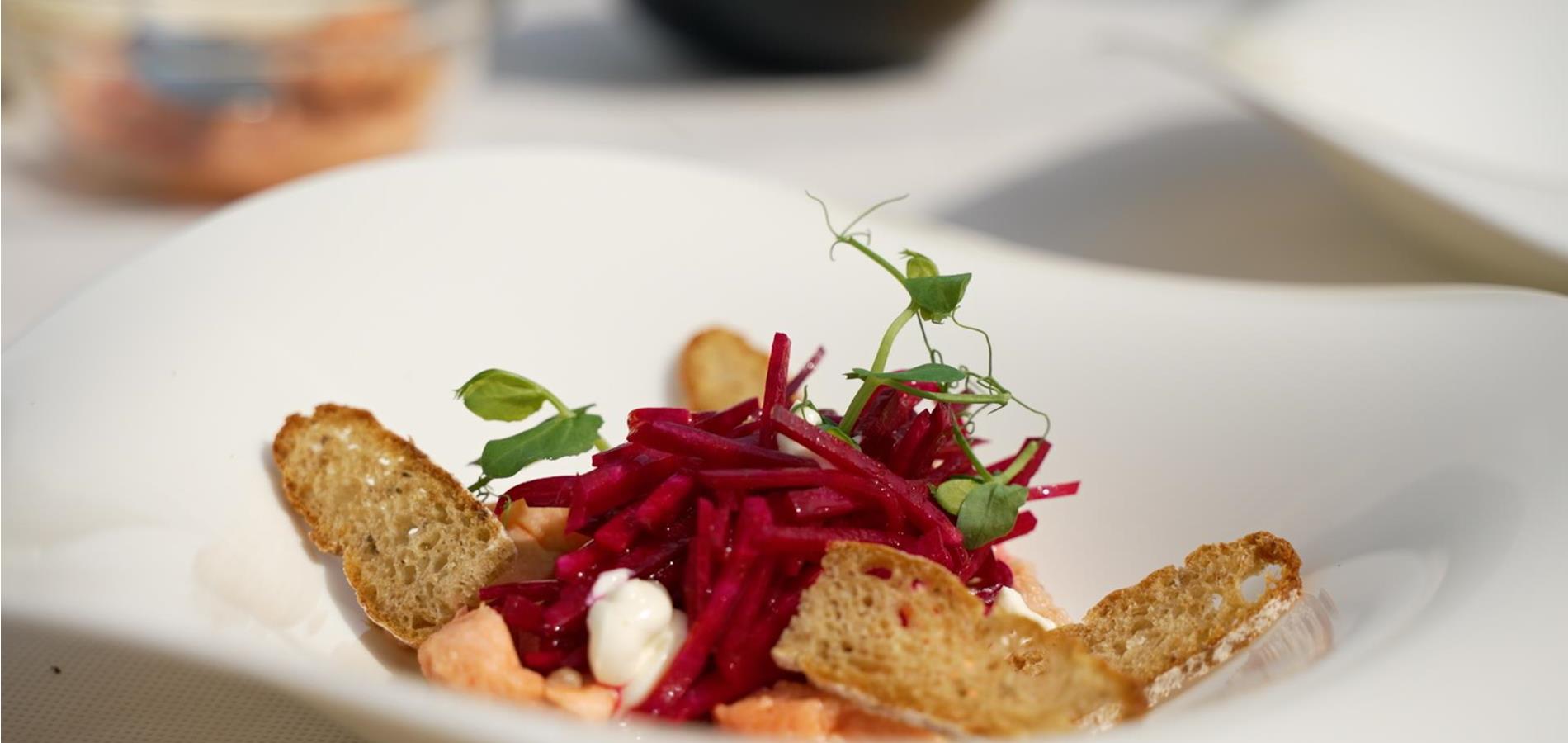 Rezepte Rote Bete mit eingelegter Lachsforelle
