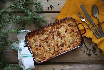 Lasagne mit Wild-Ragout