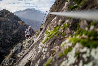 Der Klettersteig Hoachwool