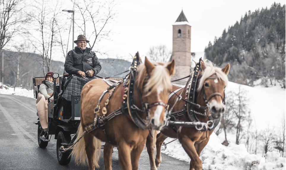 Reiten-Kutschenfahrt-Winter-Hafling-Voeran-Meran2000-mk