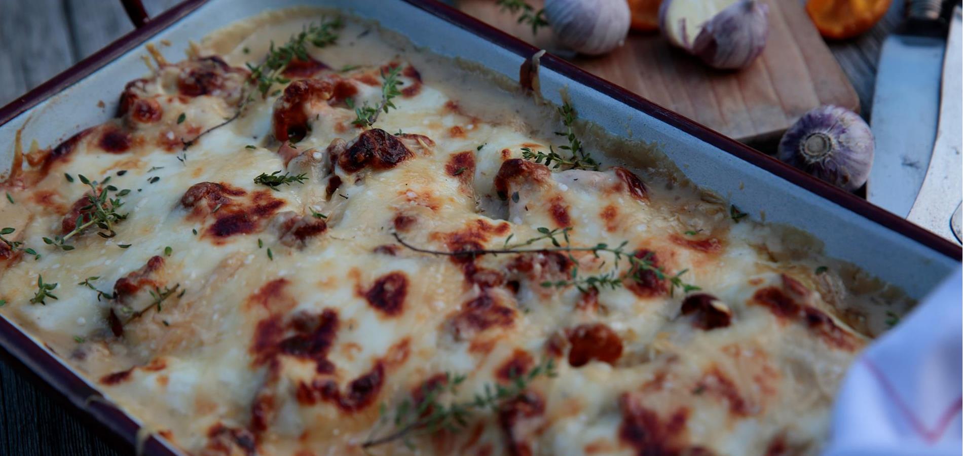 Pfifferling-Lasagne