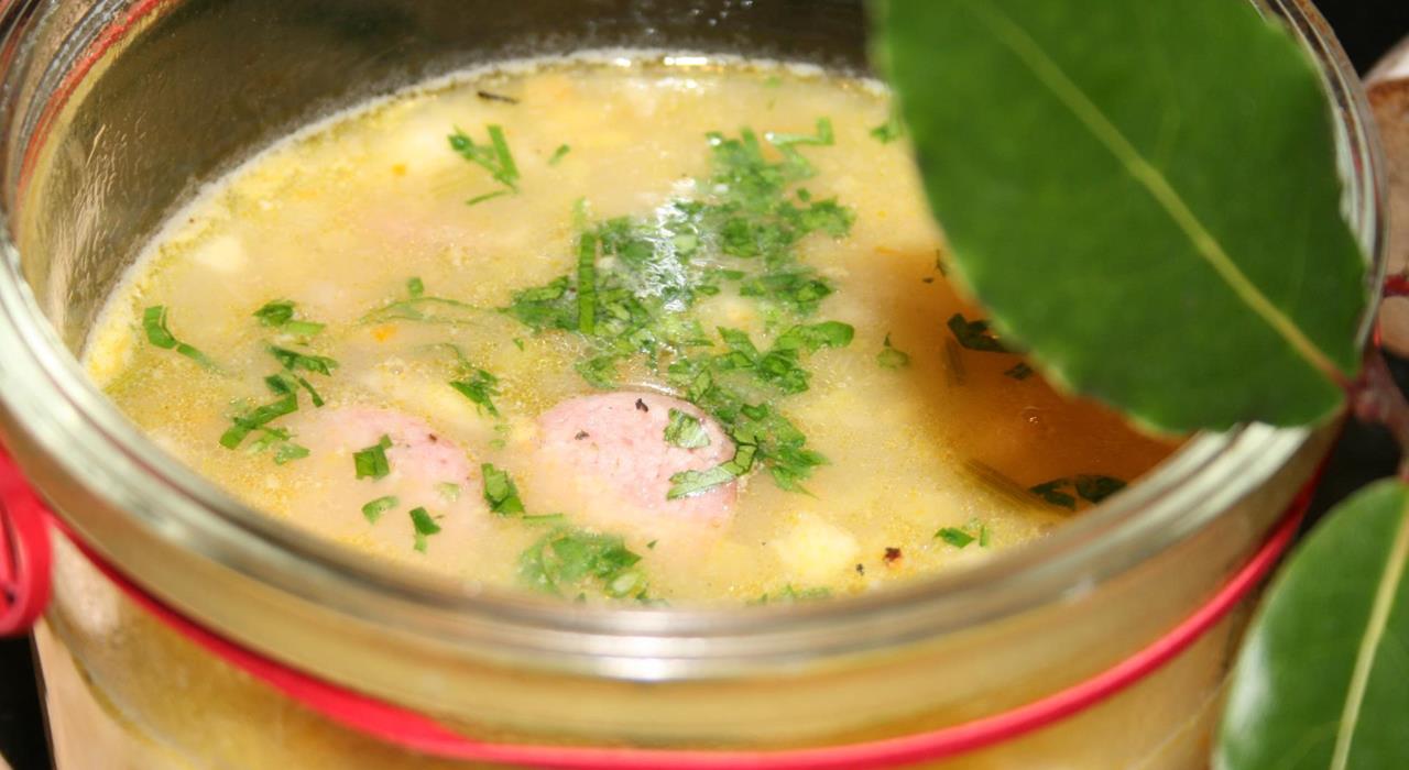 South Tyrolean barley soup (Gerstsuppe, Graupensuppe)