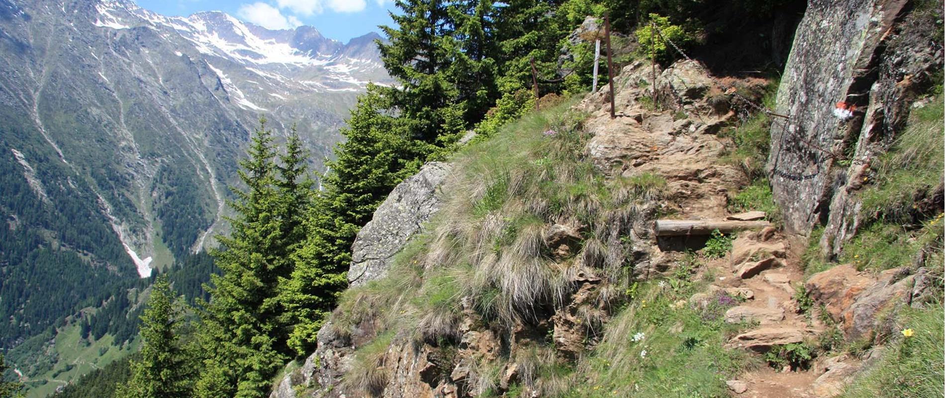 Der Meraner Höhenweg bei Partschins