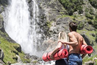 Escursione climatoterapeutica alla cascata di Parcines