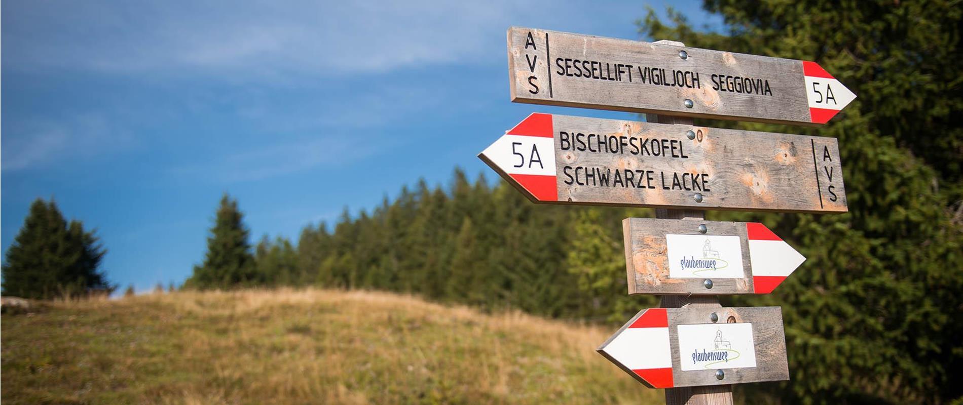 Wandergebiet Vigiljoch