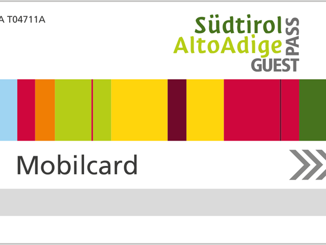 Gastenkaart Zuid-Tirol bij Hafling-Vöran-Meran 2000