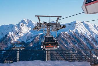 Ski area Schwemmalm in Ultental