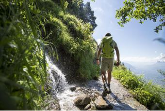 The Merano High Mountain Trail near Parcines